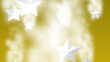 gold merry christmas stars