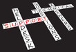 "Support" Crossword Puzzle