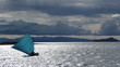 Boat on Lago Titicaca, Bolivia