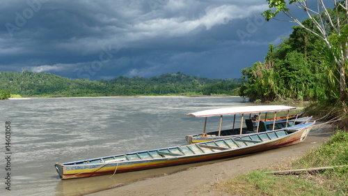 Rio Alto Madre de Dios before a thunderstorm