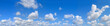big panorama. landscape blue sky