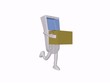 phone carrying parcels