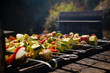 Vegetable Barbecue Shish-kebab Vegetable Barbecue Shish-kebab