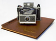 Vintage Camera On A Scrapbook Vintage Camera On A Scrapbook