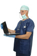 Doctor with laptop
