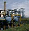 Gas Plant at sunset