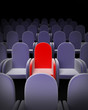 Empty Theatre auditorium cinema or conference hall