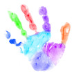 baby left handprint baby left handprint