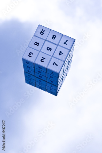 Photo: 3D Sudoku cube 3D Sudoku cube