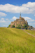 Mont Saint-Michel, rocky tidal island in Normandy, France
