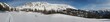 Panorama alpin en hiver