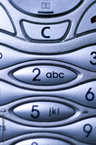 Photo: Mobile phone keypad Mobile phone keypad