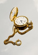 Gold pocket watch