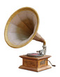 gramophone with clipping path