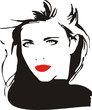 Vector Feminino - Woman Vector - Face