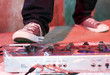 Photo: Guitarists' Foot on distortion panel Guitarists' Foot on distortion panel