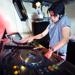 DJ in the mix