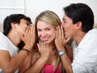 Friends gossiping