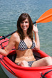 Bikini Girl in Kayak