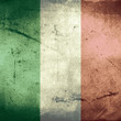 grunge flag of italy