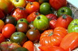 Panier de tomates anciennes Panier de tomates anciennes