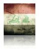grunge flag of iraq with shadow