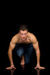 Body Builder, artistic pose Body Builder, artistic pose