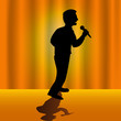 The singer