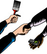 Barter trading exchanging and swapping goods and services