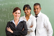 teachers standing together
