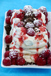 Raspberry pavlova