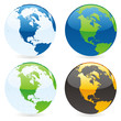 vector world globes vector world globes