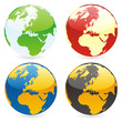 vector world globes vector world globes