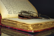 old philosophy book and glasses
