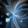 Abstract futuristic fractal background