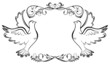 Vector: Vintage wedding frame Vintage wedding frame