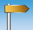 Orange arrow