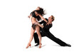Photo: dancer in action isolated on white dancer in action isolated on white