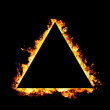 fiery sign