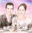 LDS temple wedding