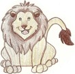 Sketch of a friendly looking lion