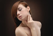Portrait of young beautiful woman Portrait of young beautiful woman