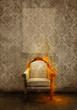 Illustration: throne in flames throne in flames