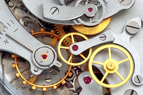 Photo: Clock works. Clock works.