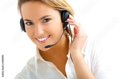Foto: young customer service young customer service