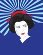 Japanische Maiko - Lernende Geisha