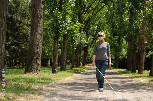 Photo: blind woman blind woman