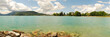 coast of a beautiful glacier lake