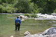 Pêche en rivière alpine