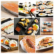 sushi collage